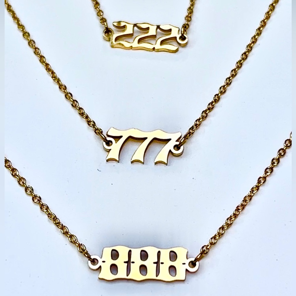 ✨🔮 888 Mystic Gypsy 18kp Gold Numeric Anklet 🔮✨ 1 LEFT!!!